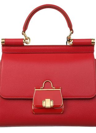 Жіноча сумочка сумка sicily dolce&gabbana art. bb6003 ak325 80303 rosso