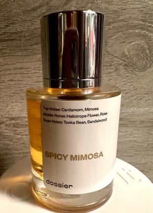 Яркий аромат бренда doss’er spicy mimosa