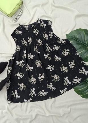 ✨ черная красивая маайка блузка хл/14 ✨