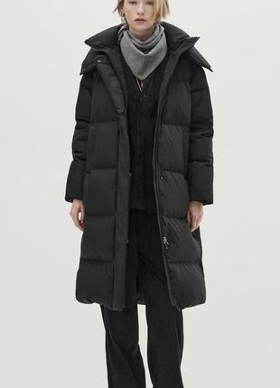 Новый зимний пуховик massimo dutti,