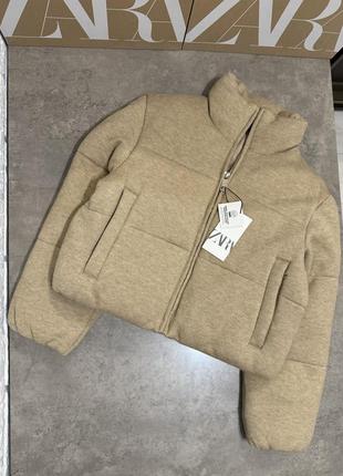 Куртка пуфер zara