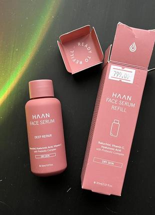 Восстанавливающая сыворотка с бакучиолом haan face serum