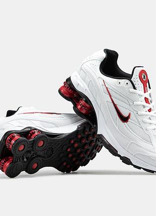 Мужские кроссовки nike polarized shox ride 2 sp x supreme white red black 40-41-42-43-44-45