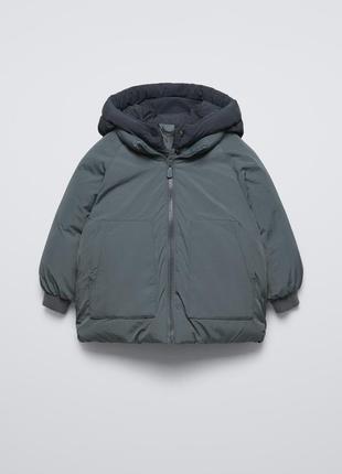 Водоотталкивающая стеганая куртка zara