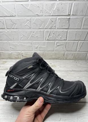 Крутые высокие ботинки salomon xa pro 3d mid gtx gore-tex