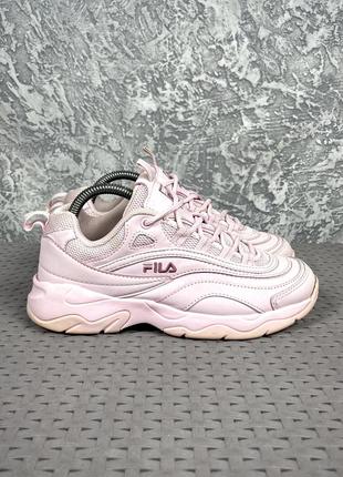 Fila кроссовки 37 размер розовые на платформе оригинал