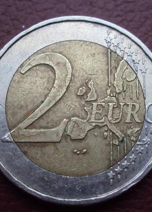 Монети 2 євро бельгія 2010 р. австрійська 2002 р. германія 2002г.