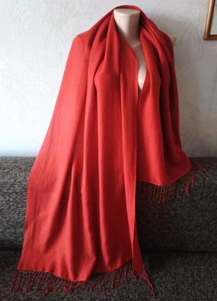Пашмина, кашемир/шелк, большой шарф ,палантин