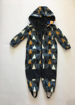 Комбинезон софтшел softshell 74/80 86/92 98/104 110/116 122/128 комбінезон грязепруф дождевик дощовик