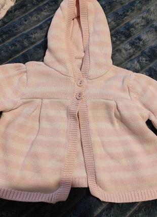 Кардиганчик для дівчинки 3-6 місяців