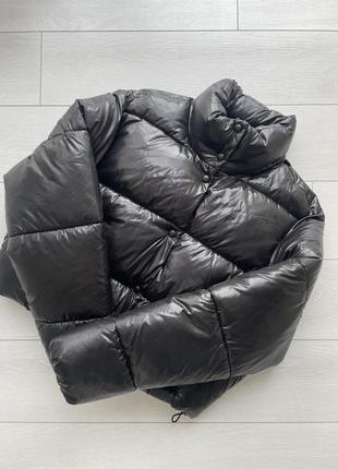 Вкорочений пуховик куртка zara