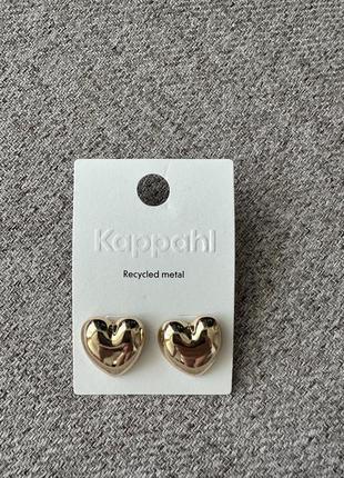 Серьги сердца 3