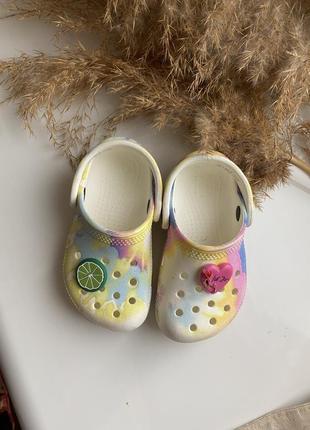 Крокс iconic crocs comfort c7 по стельке 15 см по точкам