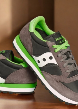 Мужские кроссовки saucony jazz paverment/grey(оригинал)42,5-27см.