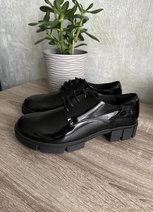 Кожаные туфли ботинки clarks7 фото