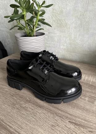 Кожаные туфли ботинки clarks8 фото