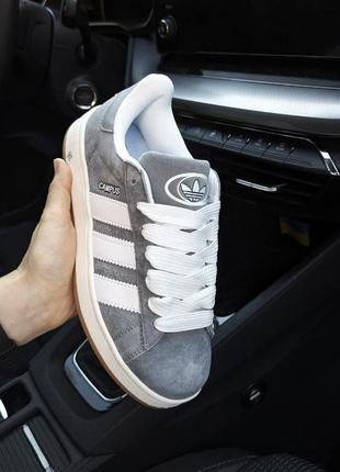 Кросівки adidas campus сірі