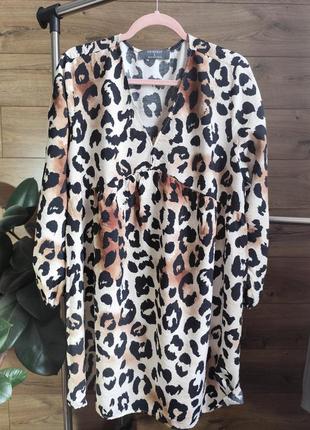 Нова леопардова сукня плаття primark l-xl 48-50
