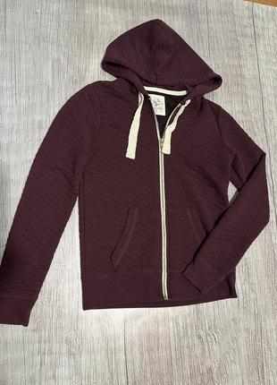 Худи стеганное с капюшоном на молнии женское new look