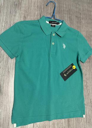 Футболка поло polo ralph lauren оригинал с биркой на 128-134 рост 8-9 лет мальчика