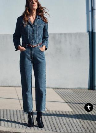 Джинсовый комбинезон 1975 от zara
