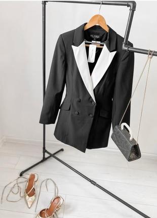 Черное платье-пиджак