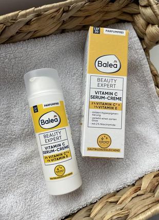 Сироватка для обличчя beauty expert vitamin c serum-creme lsf 30