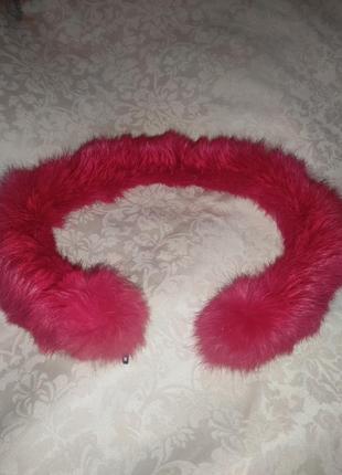 Комір натуральне хутро кролика