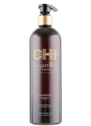 Восстанавливающий шампунь chi argan oil shampoo 739мл (633911749241)