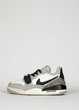 Мужские кроссовки nike air jordan legacy 312 grey white black.ms+