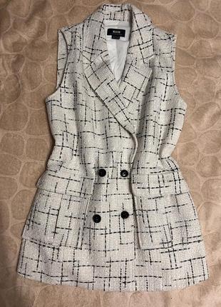 Жилет   твидовый anthropologie zara твид