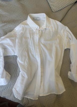 Классическая белая рубашка украинского бренда pink
