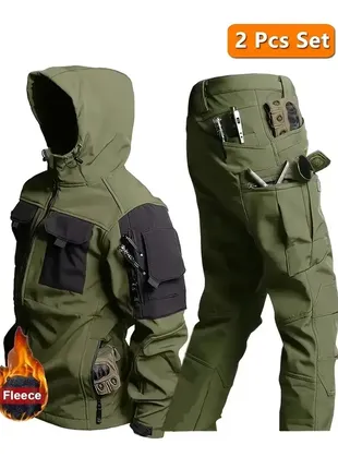 Тактичний костюм softshell на флісовій підкладці (водонепроникний, вітронепродувний)