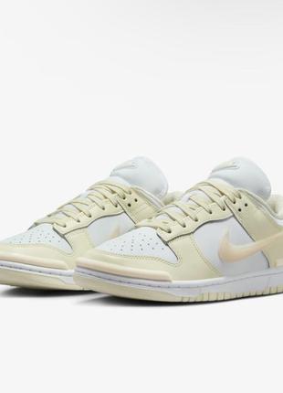 Кросівки кеди nike wmns dunk low twist coconut milk