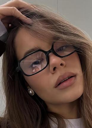 Прямоугольные очки office siren y2k винтаж с блокировкой синего света