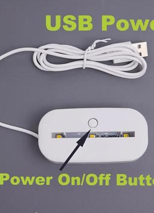 Светильник 3д в виде футбольного мяча новый2 фото