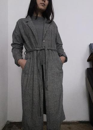 Серый легкий тренч
