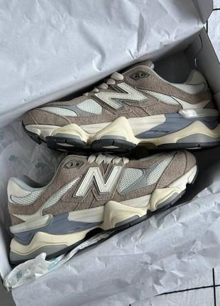 Кроссовкинтересодержащийбеж 9060 new balance 9060 dark beige