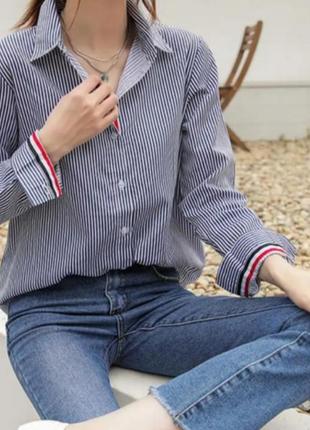 Жіноча сорочка в смужку
