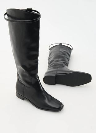 Сапоги из натуральной кожи