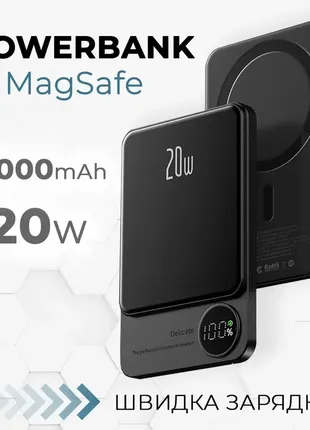 Powerbank magsafe 20w 10000 mah быстрая зарядка