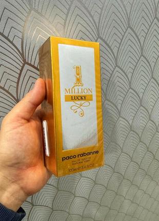 Paco rabanne 1 million lucky мужские 100 ml edt