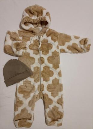 Детский теплый комбинезон