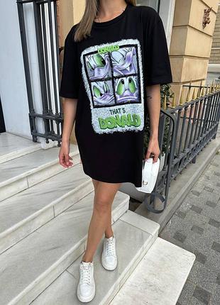 Платье-туника в стиле oversize6 фото