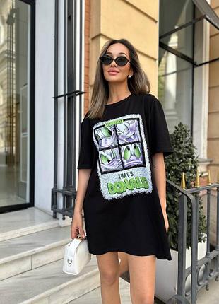 Платье-туника в стиле oversize4 фото