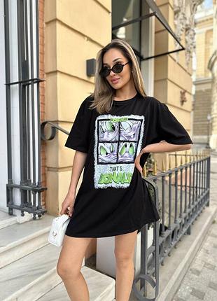 Платье-туника в стиле oversize9 фото