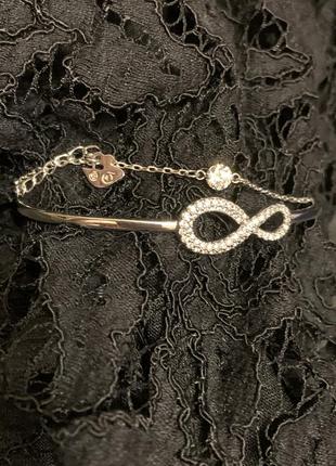 Браслет swarovski infinity размер m
