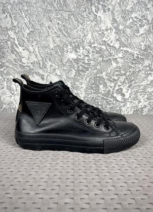 Guess кеды кроссовки 36 размер черные кожаные оригинал