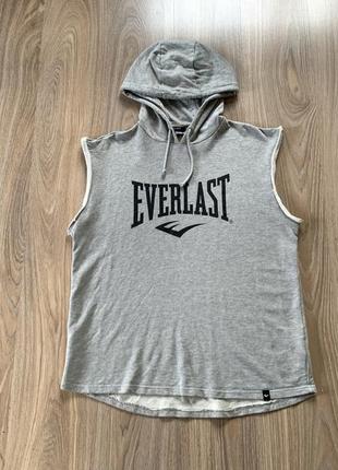 Чоловіча бавовняна безрукавка з капюшоном everlast