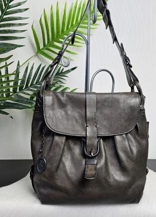 Фірмова шкіряна  сумка дорогого бренду aunts&uncles